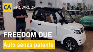 FREEDOM DUE  Interni ed esterni di una piccola auto elettrica per disabili e anziani senza patente [upl. by Ymij]