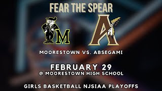 Absegami  Moorestown Girls Basketball NJSIAA Playoffs Round 3  22924 [upl. by Rubenstein]