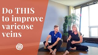 How to Decrease Varicose Veins  3 Simple Exercises [upl. by Elleon]