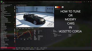 Assetto Corsa How to tune or modify cars [upl. by Lynnet]