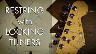 How To Properly ReString Your Locking Tuners  Tone Lab [upl. by Aninaj650]