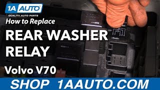 How to Replace Relay 9807 Volvo V70 [upl. by Airogerg26]