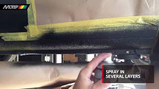 How to use Anti Gravel Underbody Coating Stone Chip Spray  MOTIP [upl. by Vaenfila]