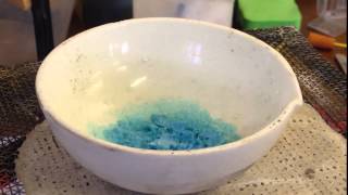 Hydrated to Anhydrous Copper Sulfate a Reversible Reaction [upl. by Enilrem]