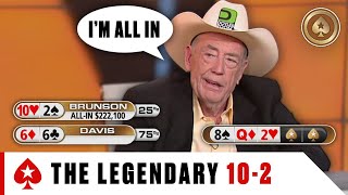 DOYLE BRUNSON Hand Best of TENDEUCE ♠️ Best of The Big Game ♠️ PokerStars [upl. by Koenraad958]