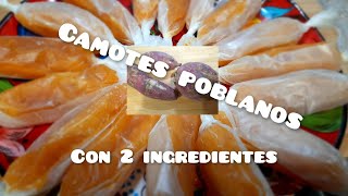 Dulces de Camote con 2 ingredientes [upl. by Leuamme]