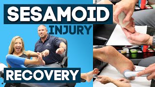 How To Heal From A Sesamoid Injury l Top 3 Tips For FASTER Recovery MUST KNOW [upl. by Aiuqes]