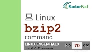 Linux bzip2 command summary with examples [upl. by Dianemarie864]