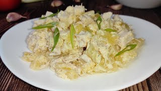 Салат с КУРИЦЕЙ АНАНАСАМИ и сыром Простой и вкусный салат [upl. by Annelak]