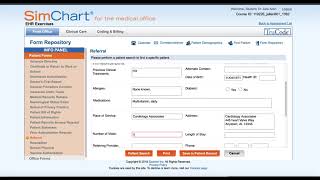 EHR Exercise 43 Create a Patient Referral [upl. by Hamford485]