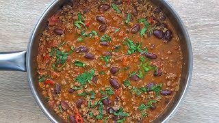 Chilli Con Carne Recipe  One Pot Meal  Mexican Favourite Food [upl. by Ahsiaa]