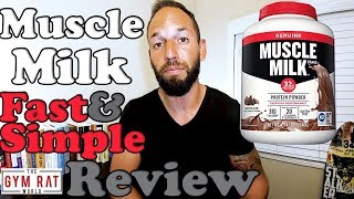 Muscle Milk  Most Popular Protein  Supplement Review [upl. by Leinahtan]