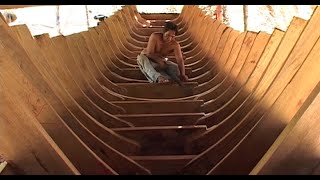 Wooden boatbuilding  A Malay boatbuilding village by Maurizio Borriello [upl. by Anua971]