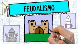 EUROPA FEUDAL  Feudalismo  Resumo desenhado [upl. by Portugal]