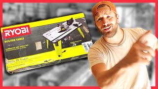 Unboxing Ryobi Router Table [upl. by Yeliw]