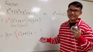 Factoring 5term polynomials by grouping [upl. by Nattie]