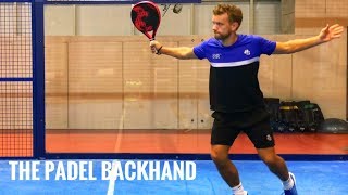 The Padel Backhand [upl. by Berfield]