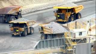 loading into the crusher Bingham Canyon Copper Mine [upl. by Wilbert]