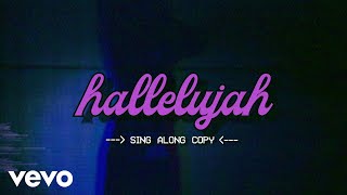 Bea Miller  hallelujah lyric video [upl. by Neehahs]