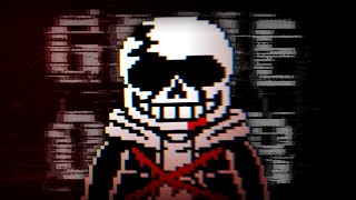 Undertale Last Breath Phase 4  GAME OVER Animation [upl. by Doowron]