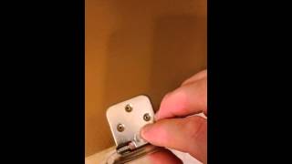 Part 2 how to install new hinges [upl. by Morganstein792]