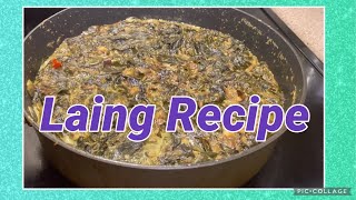 How to cook Laing Panlasang Pinoy by Mimi [upl. by Raimundo]