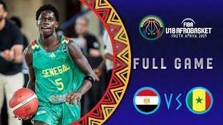 QuarterFinals  Egypt v Senegal  Full Basketball Game  FIBA U18 AfroBasket 2024 [upl. by Yllier]