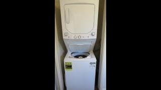 GE Spacemaker GUD 24 inch Washer amp Dryer  Full Overview  Washing  Operating Tips [upl. by Idnir]