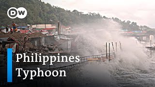 Philippines hit by Typhoon Vongfong  DW News [upl. by Ivy823]