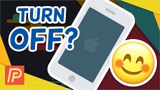 HOW TO TURN OFF IPHONE  iPhone Basics [upl. by Hathcock509]