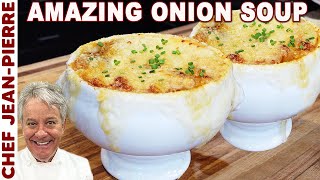 Classic French Onion Onyo Soup  Chef JeanPierre [upl. by Bellis]