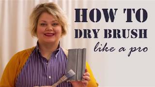 HOW TO DRY BRUSH LIKE A PRO [upl. by Ednyl]