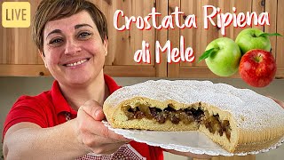 🍎 CROSTATA RIPIENA DI MELE 🍎 Ricetta in Diretta con Benedetta [upl. by Amandy]