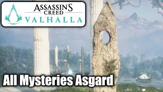 Assassins Creed Valhalla  Asgard all Mystery Locations and Solutions [upl. by Mharba]