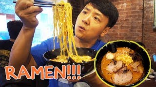 BEST Ramen Noodles in New York New York City Ramen Noodle Tour Part 2 [upl. by Ysak]