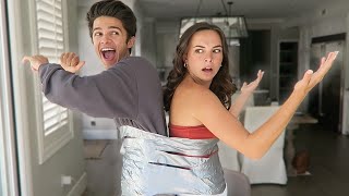 DUCT TAPED TO BRENT RIVERA FOR A DAY [upl. by Bee]