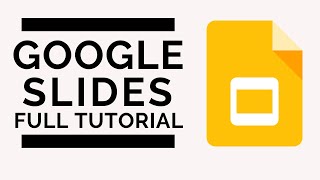 Google Slides  Full Tutorial [upl. by Natlus]