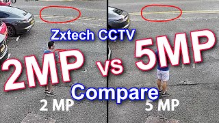 2MP vs 5MP CCTV Camera [upl. by Nylodnewg860]