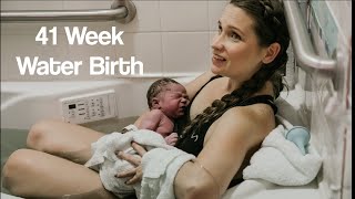 Positive Peaceful Calm Labor amp Delivery 41 week Natural Water Birth At Hospital Inspiring Birth [upl. by Anehta]