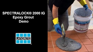 SPECTRALOCK 2000 IG Epoxy Grout Demo and Installation Instructions [upl. by Hplar316]