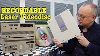 RECORDABLE ‘Laserdisc’  Sony CRVdisc [upl. by Eilah]