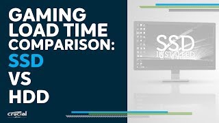 Gaming Load Time Comparison SSD vs HDD [upl. by Egerton]