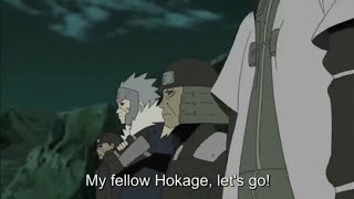 All hokages arrive on the battlefield [upl. by Yellhsa]