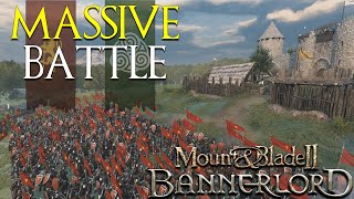 Mount amp Blade 2 Bannerlord  EPIC MASSIVE BATTLE  VLANDIA vs BATTANIA [upl. by Aneg]