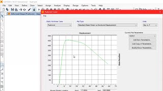 SAP2000 Pushover analysis [upl. by Jourdain]