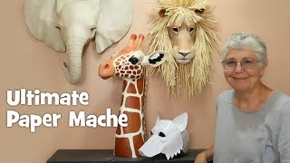 Make Paper Mache Sculptures and Masks [upl. by Otxis]