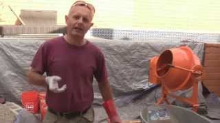 DIY Concrete with Harbor Freight Cement Mixer 67536 61932 [upl. by Gavan]