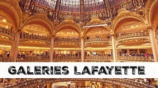 Galeries Lafayette PARIS  Una Mexicana en Paris [upl. by Rexferd]