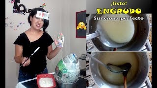 Como hacer Engrudo  how to make Engrudo  Flour Pasta [upl. by Wilone]