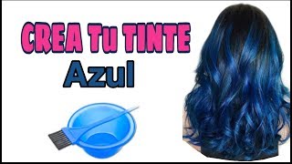 Como PREPARAR TINTE AZUL💆¡Pinta tu cabello SIN maltratarlo 🏡 [upl. by Hamo]